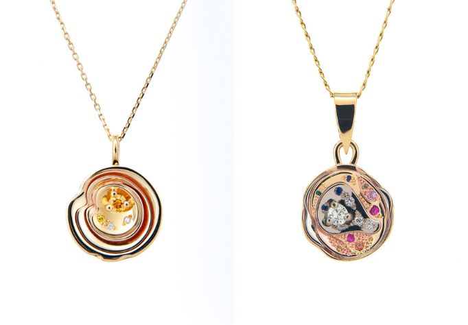 Selection of ‘Sand Ripple’ Style Pendants