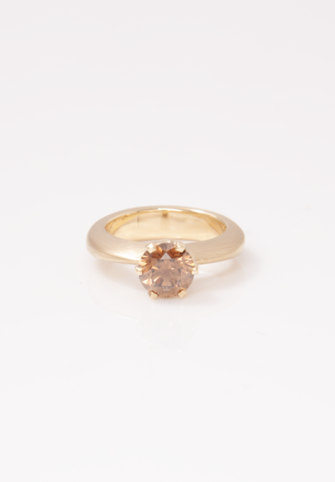 Butterscotch Diamond Ring